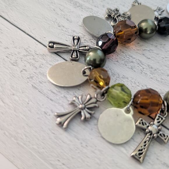 Alexa's Angels Charm Bracelet Cross Faith Family Friends - Picture 5 of 5